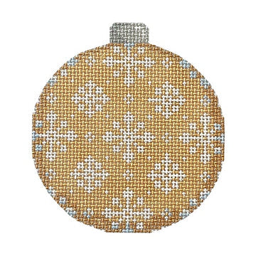 Snowflake Repeat on Gold Ball