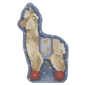Stars Lama on Wheels Ornament