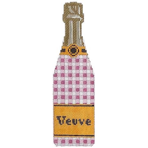 Veuve Bottle - Pink Gingham