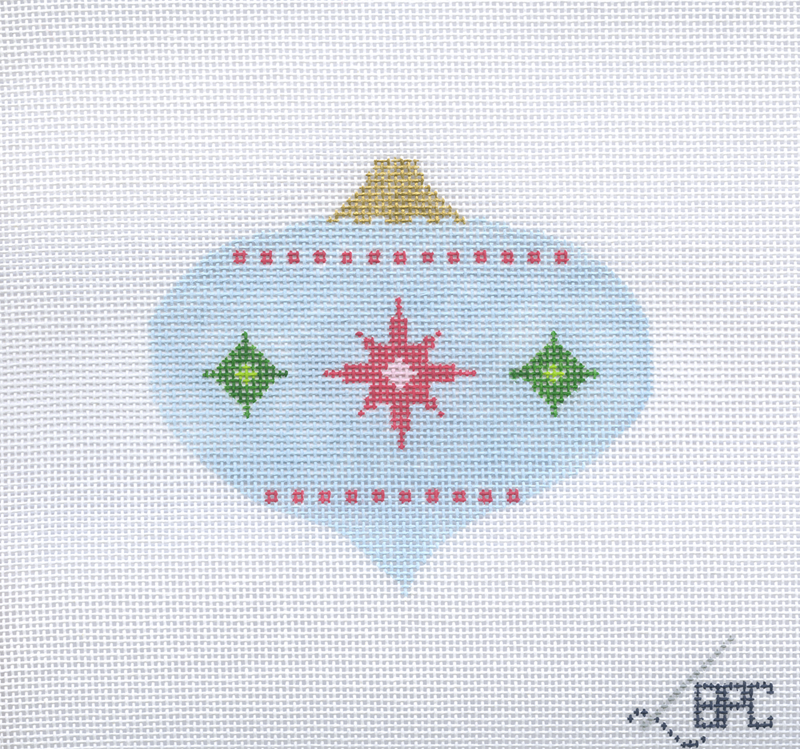 Retro Ornaments - Blue